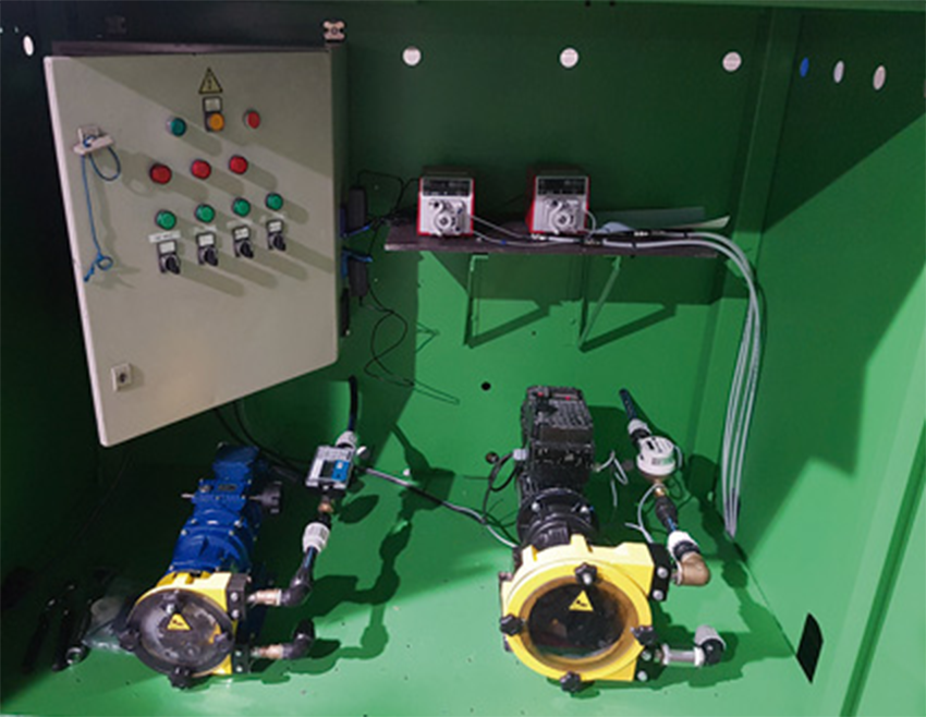 Prueba piloto para biodegradación