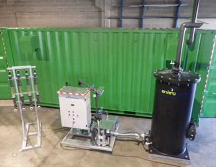 Skid dual modular de venting-sparging