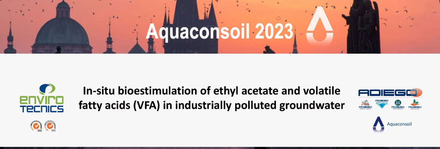 Presentación de un poster en Aquaconsoil 2023