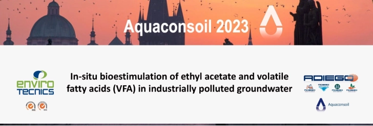 Presentación de un poster en Aquaconsoil 2023