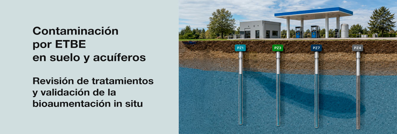 Contamination par ETBE dans les sols et les aquifères : révision des traitements et validation de la bioaugmentation in situ.