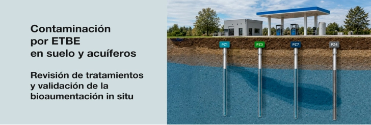 Contamination par ETBE dans les sols et les aquifères : révision des traitements et validation de la bioaugmentation in situ.