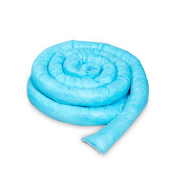 Barrière absorbante de chaussettes pétrole