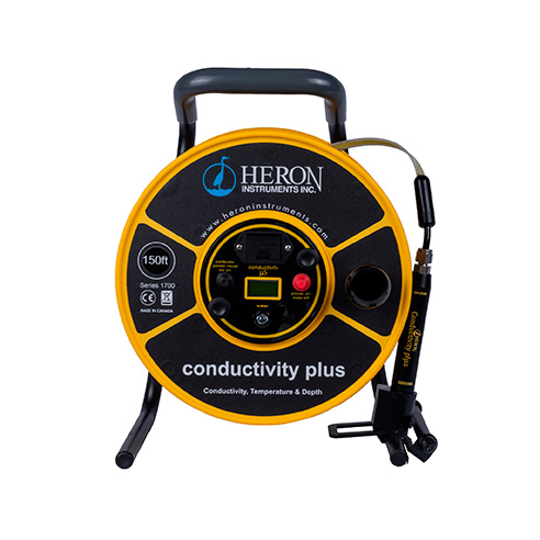 Heron water conductivity, temperature, and level probe