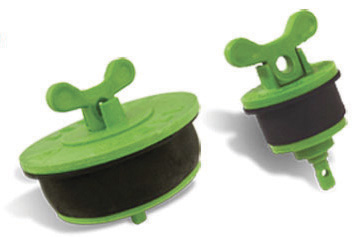 Expandable plug for gas sampling 4"