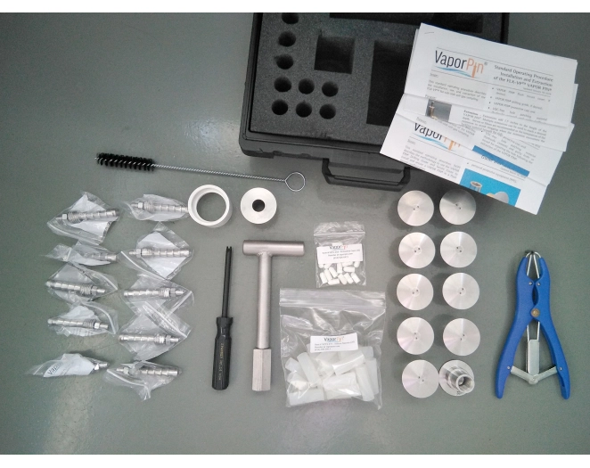 Kit Vapor Pin pour l'échantillonnage sous dalle