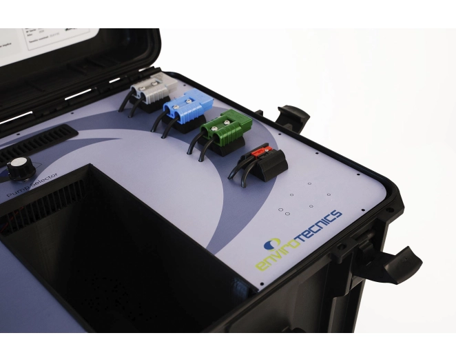Système portable à batteries pour l’alimentation et le contrôle de pompes de prélèvement 12 V pour eaux souterraines | Tramuntan