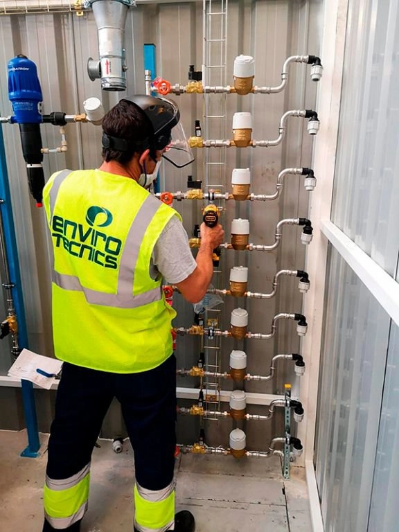 Remediación in situ automatizado para clorados